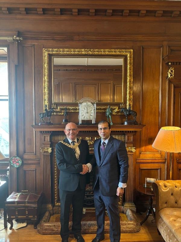 Consul General met with the Lord Provost of Edinburgh today