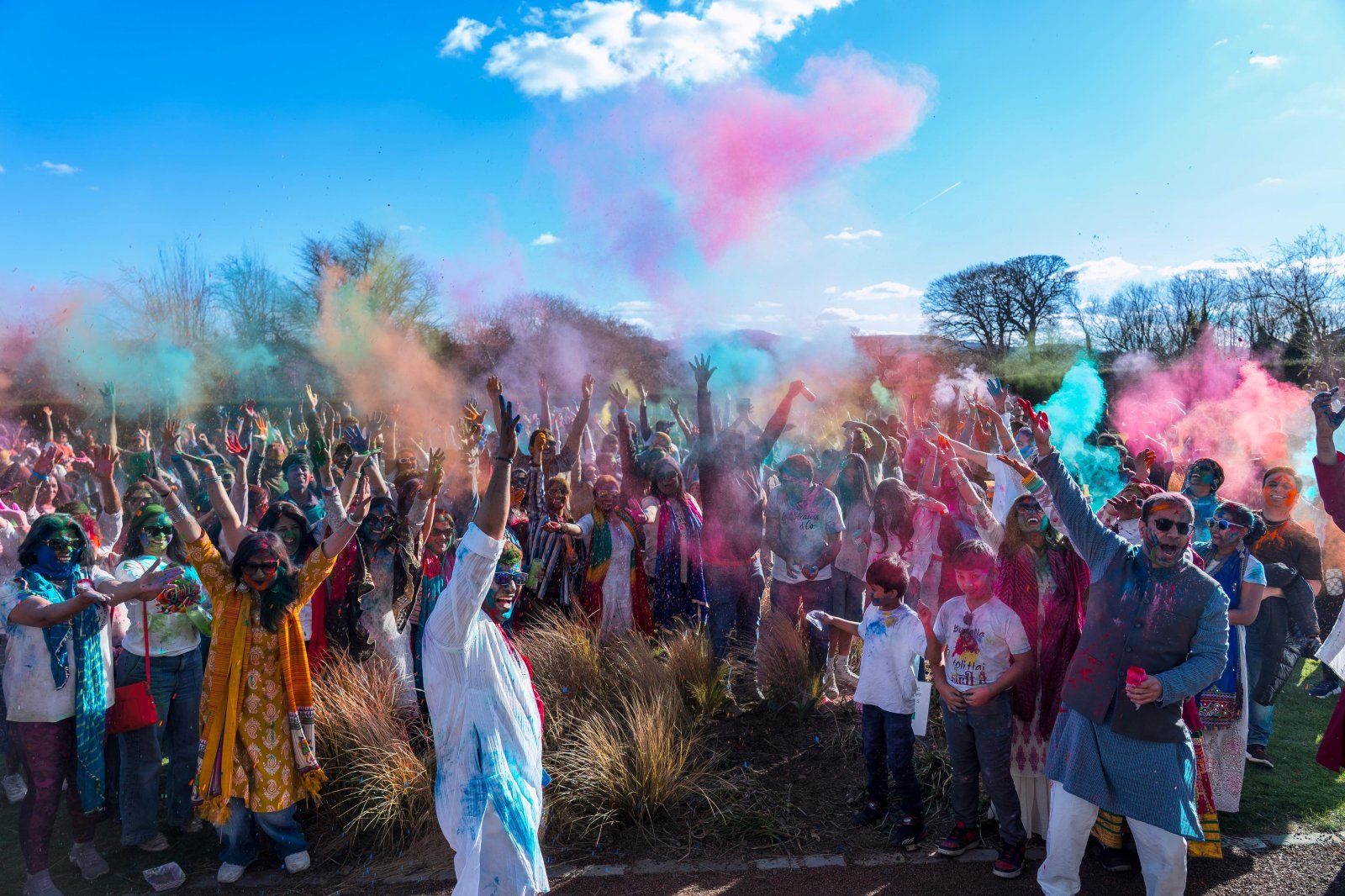 CG participated in a vibrant Holi celebration and took part in the meaningful initiative “Ek Ped Maa Ke Naam'' by planting saplings at Saughton Park.