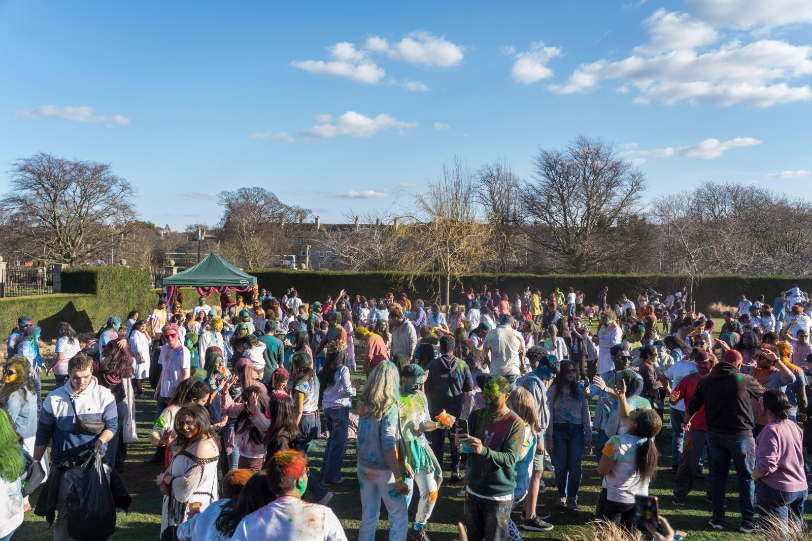 CG participated in a vibrant Holi celebration and took part in the meaningful initiative “Ek Ped Maa Ke Naam'' by planting saplings at Saughton Park.