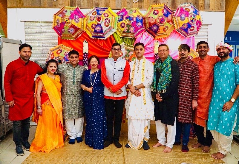 Consul attended Garba and Dandiya.