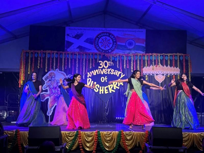 Dusshera celebration at Calton Hill