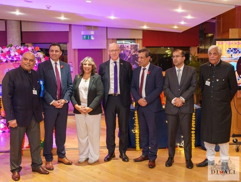 Consul General was honored to celebrate #Diwali at the Scottish Parliament with esteemed Members of Scottish Parliament and friends from the Indian community.