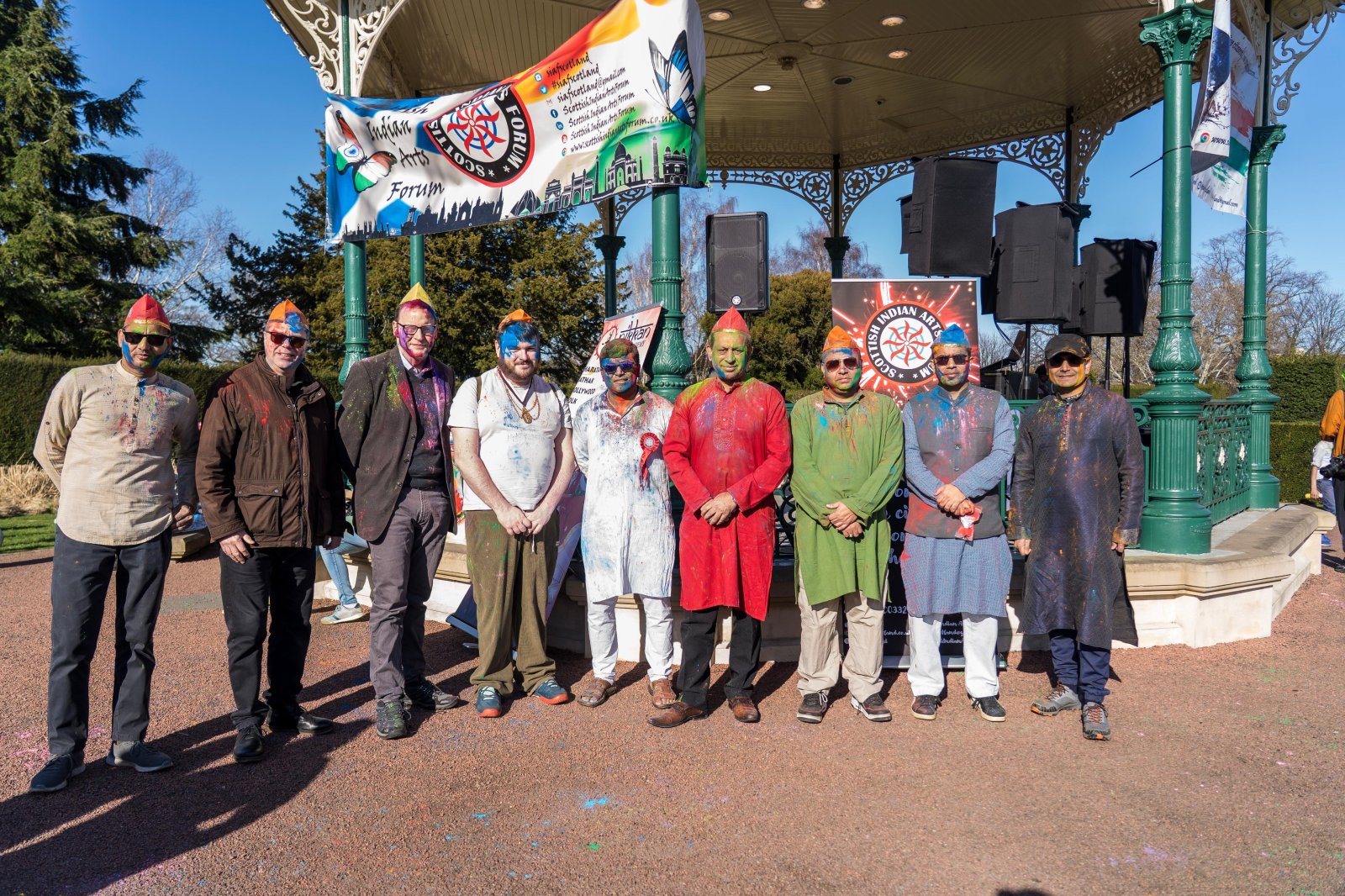 CG participated in a vibrant Holi celebration and took part in the meaningful initiative “Ek Ped Maa Ke Naam'' by planting saplings at Saughton Park.