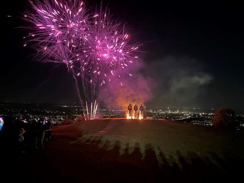 Dusshera celebration at Calton Hill