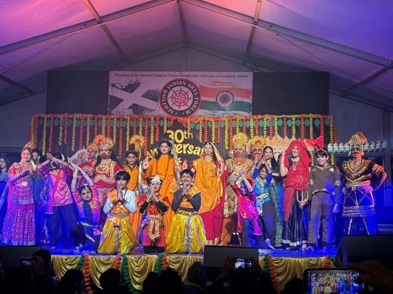 Dusshera celebration at Calton Hill