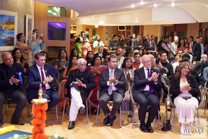 Consul General was honored to celebrate #Diwali at the Scottish Parliament with esteemed Members of Scottish Parliament and friends from the Indian community.