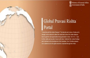 GoI has launched a Global Pravasi Rishta Portal with the objective to establish a network between the members of Indian diaspora & the Indian Mission abroad.  