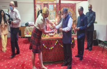 Rakshabandhan celebration in Dundee on 8 August, 2021