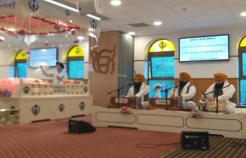 10th anniversary celebrations  of Gurdwara Guru Granth Sahab