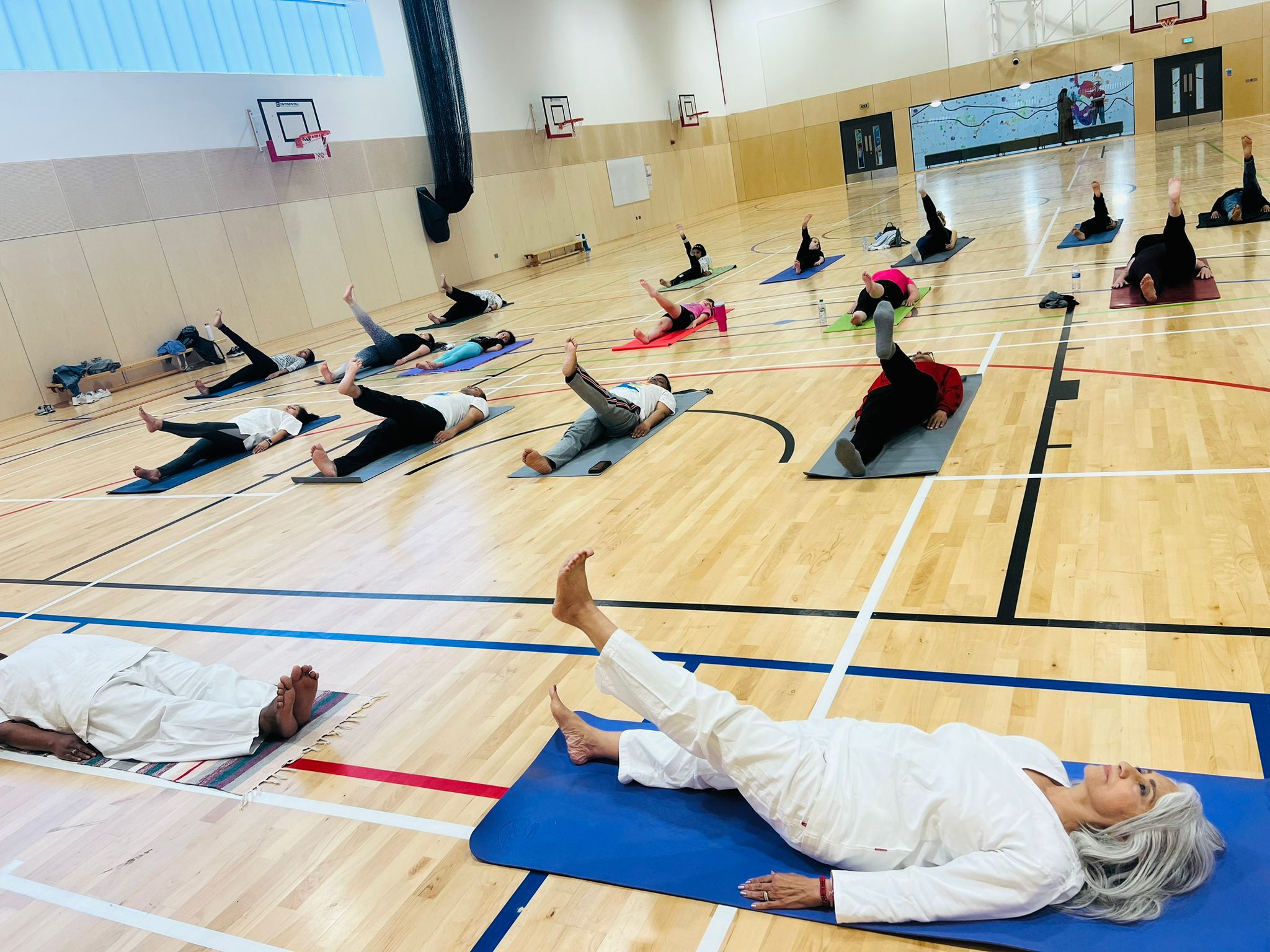 Celebrated International Day of Yoga at Winchburgh Sport and Wellbeing Hub in association with Winchburgh Community Development Trust.