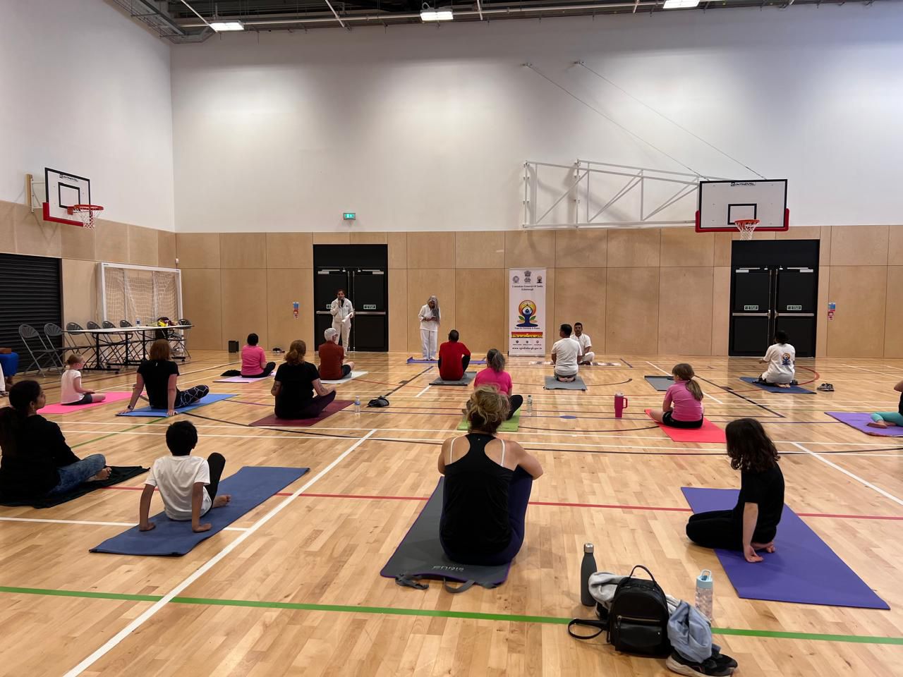 Celebrated International Day of Yoga at Winchburgh Sport and Wellbeing Hub in association with Winchburgh Community Development Trust.