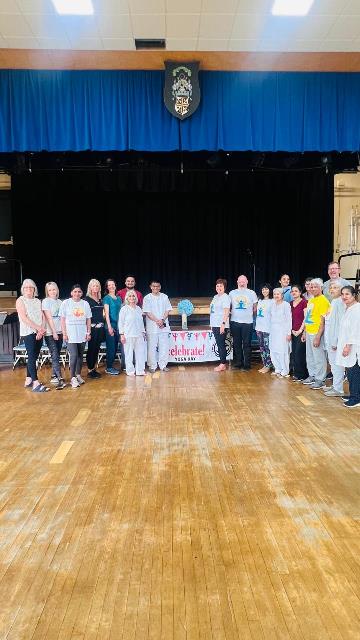 Celebrated International Yoga Day at Milngavie Town Hall, Glasgow.