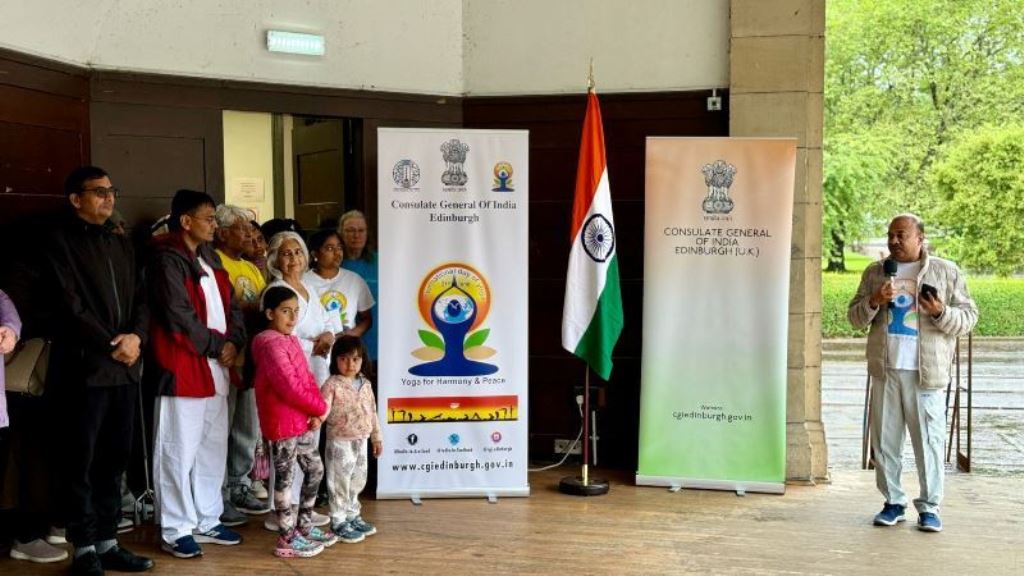 International Day Of Yoga at Edinburgh