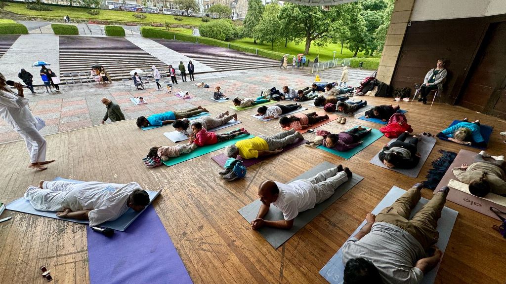 International Day Of Yoga at Edinburgh