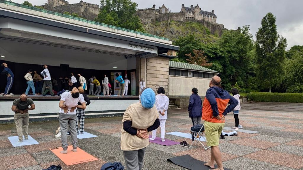 International Day Of Yoga at Edinburgh