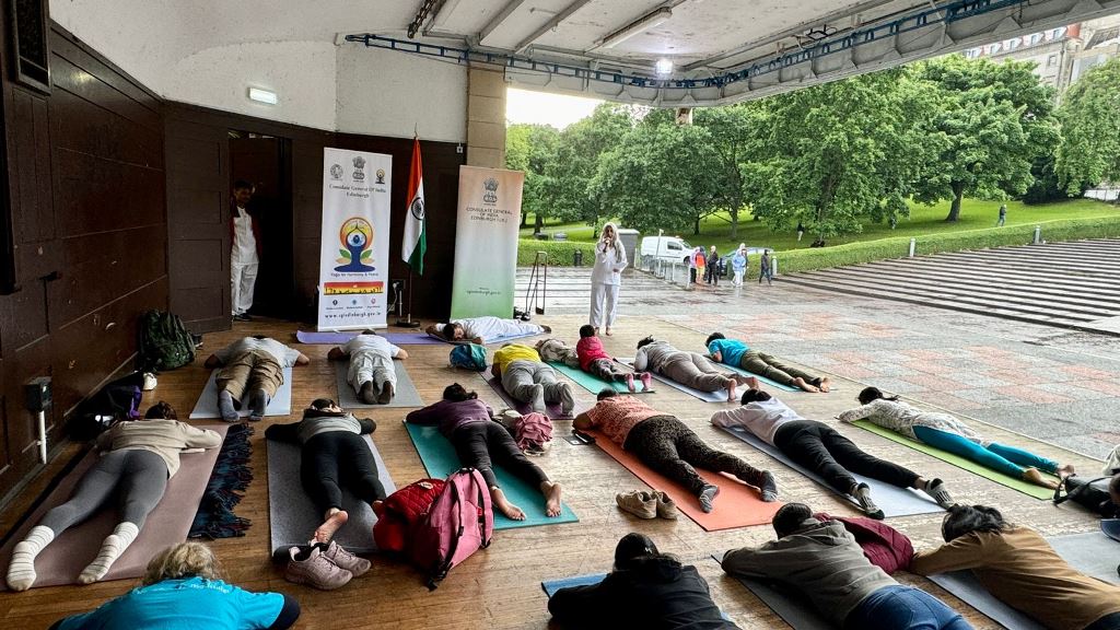 International Day Of Yoga at Edinburgh