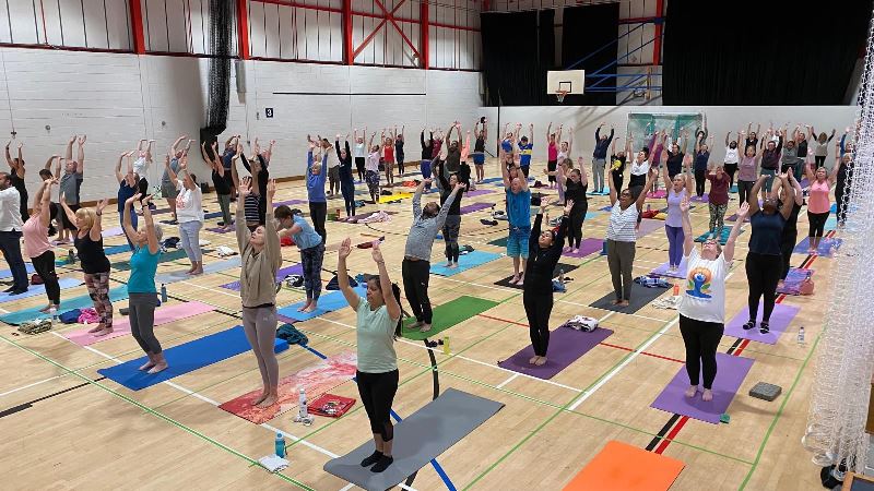 Celebrated International Day Of Yoga at Aberdeen