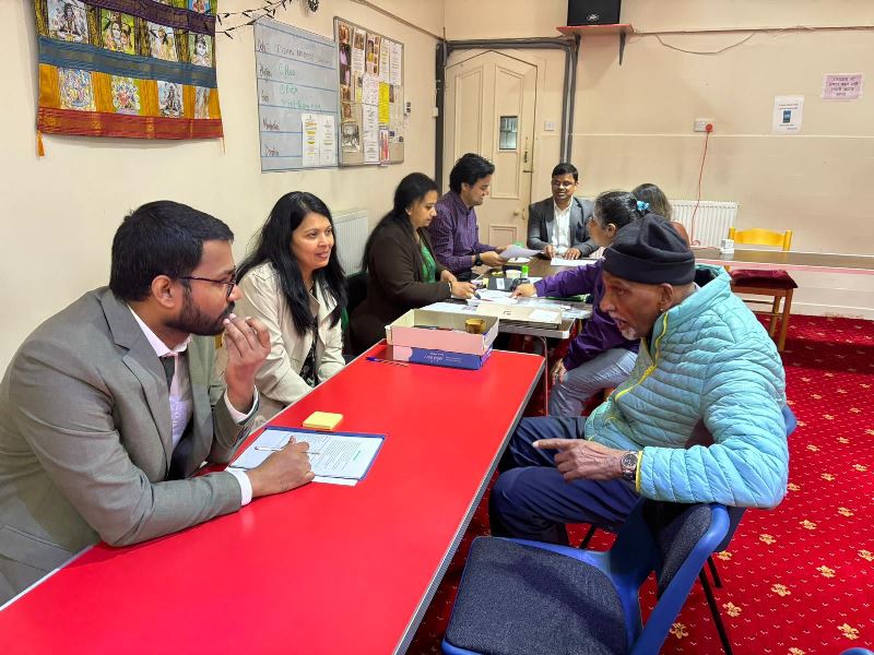 Consular Camp at Dundee Mandir.