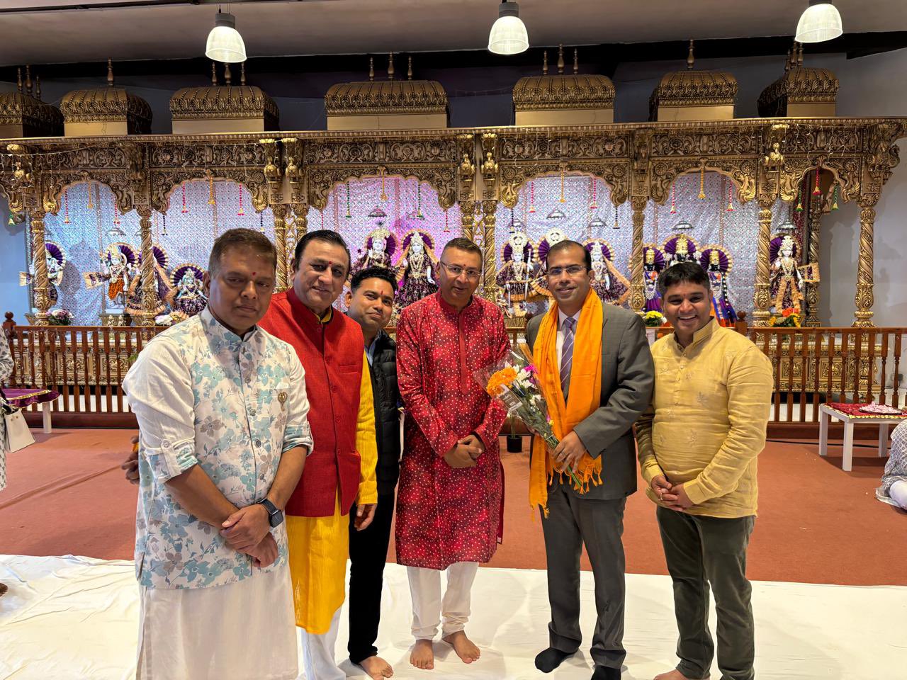 CG participated the Ganesh Chaturthi celebrations at Edinburgh Hindu Mandir And Cultural Centre