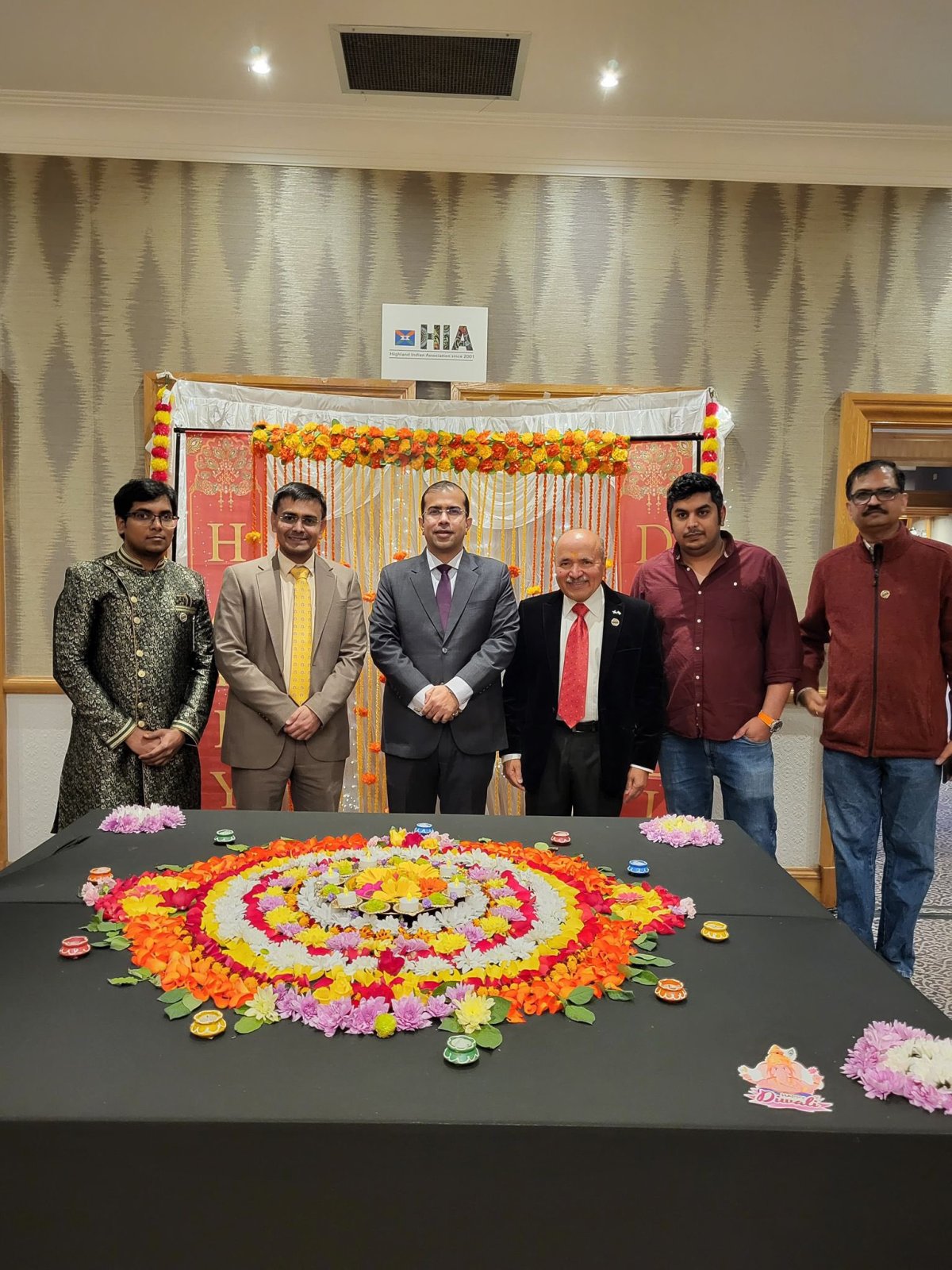 Consul General celebrated Diwali in Inverness organised by the Highland  Indian Association