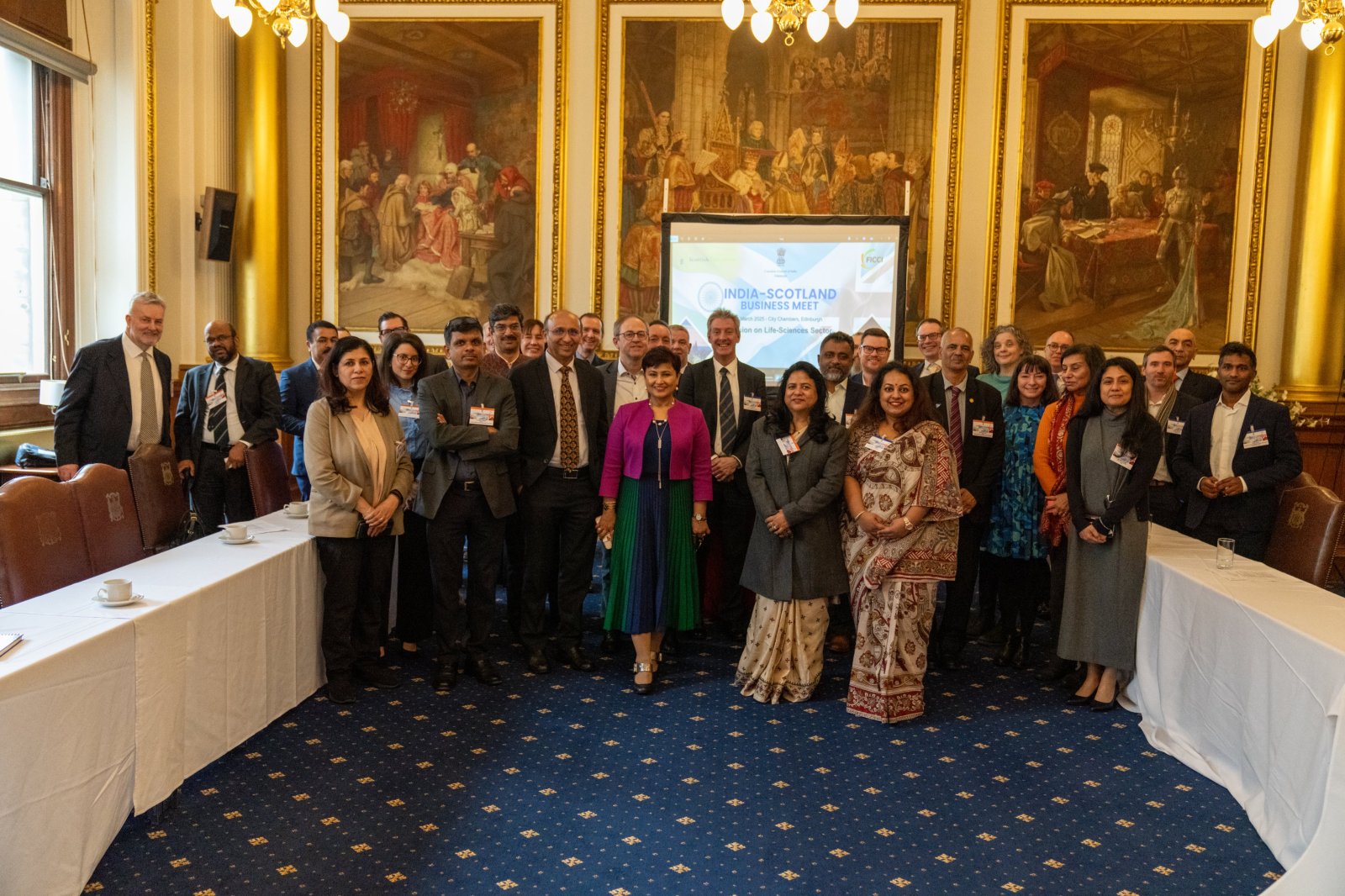 India-Scotland Life Sciences Round-table was organised at the India-Scotland Business Meet.