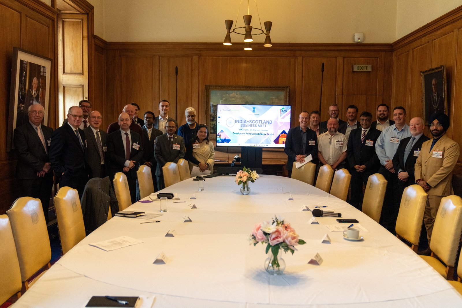 India-Scotland Renewable Energy Round-table was organised at the India-Scotland Business Meet