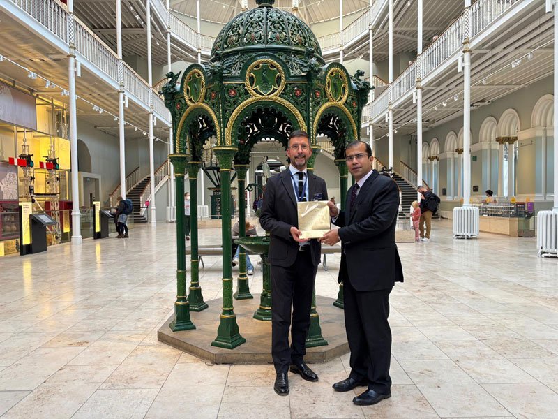 Consul General visited the National Museums Scotland  & met the Director.