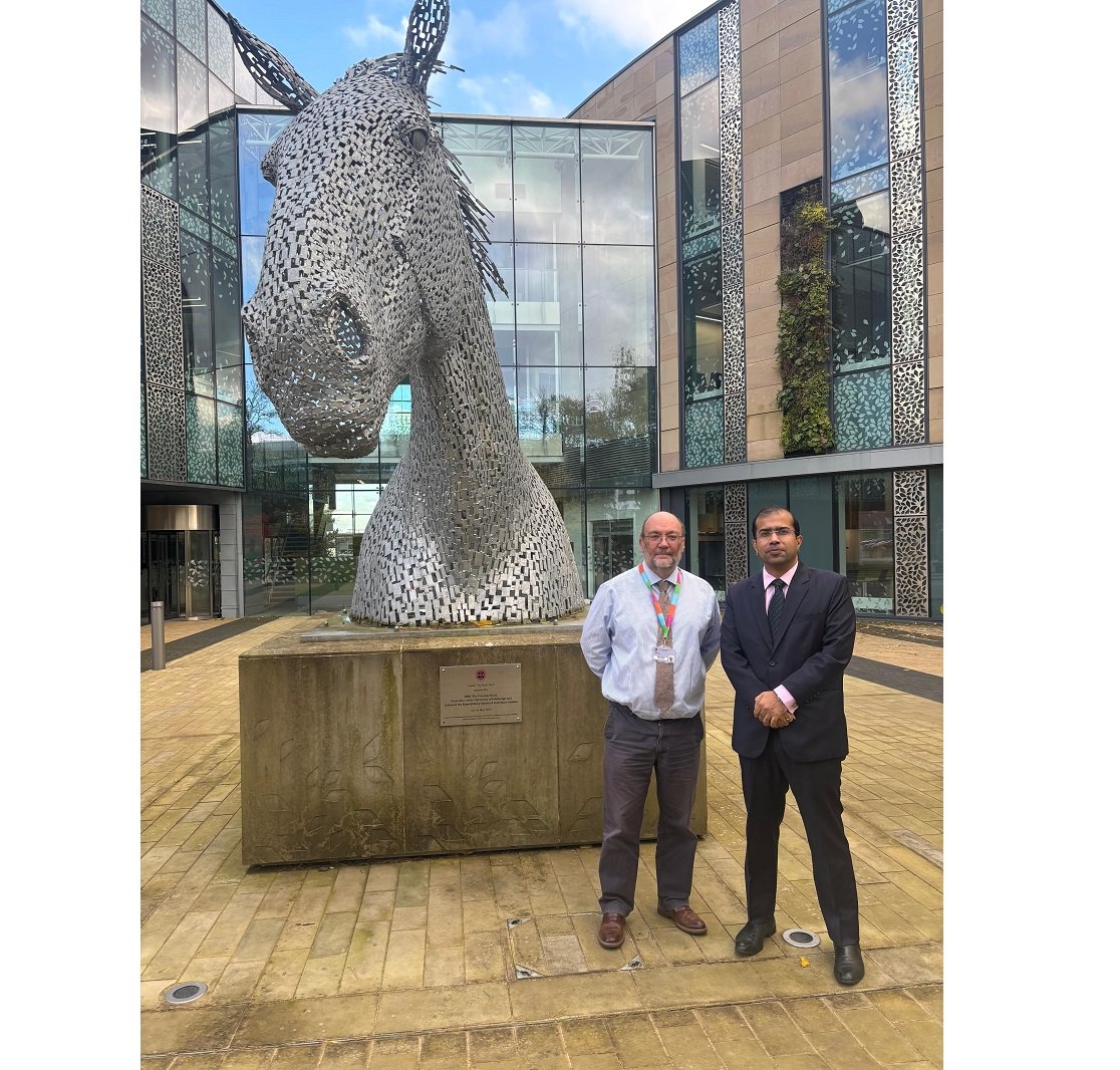 Consul General had a fascinating discussion with Professor Bruce Whitelaw, Director, The Roslin Institute, at University of Edinburgh.