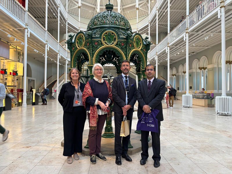 Consul General visited the National Museums Scotland  & met the Director.