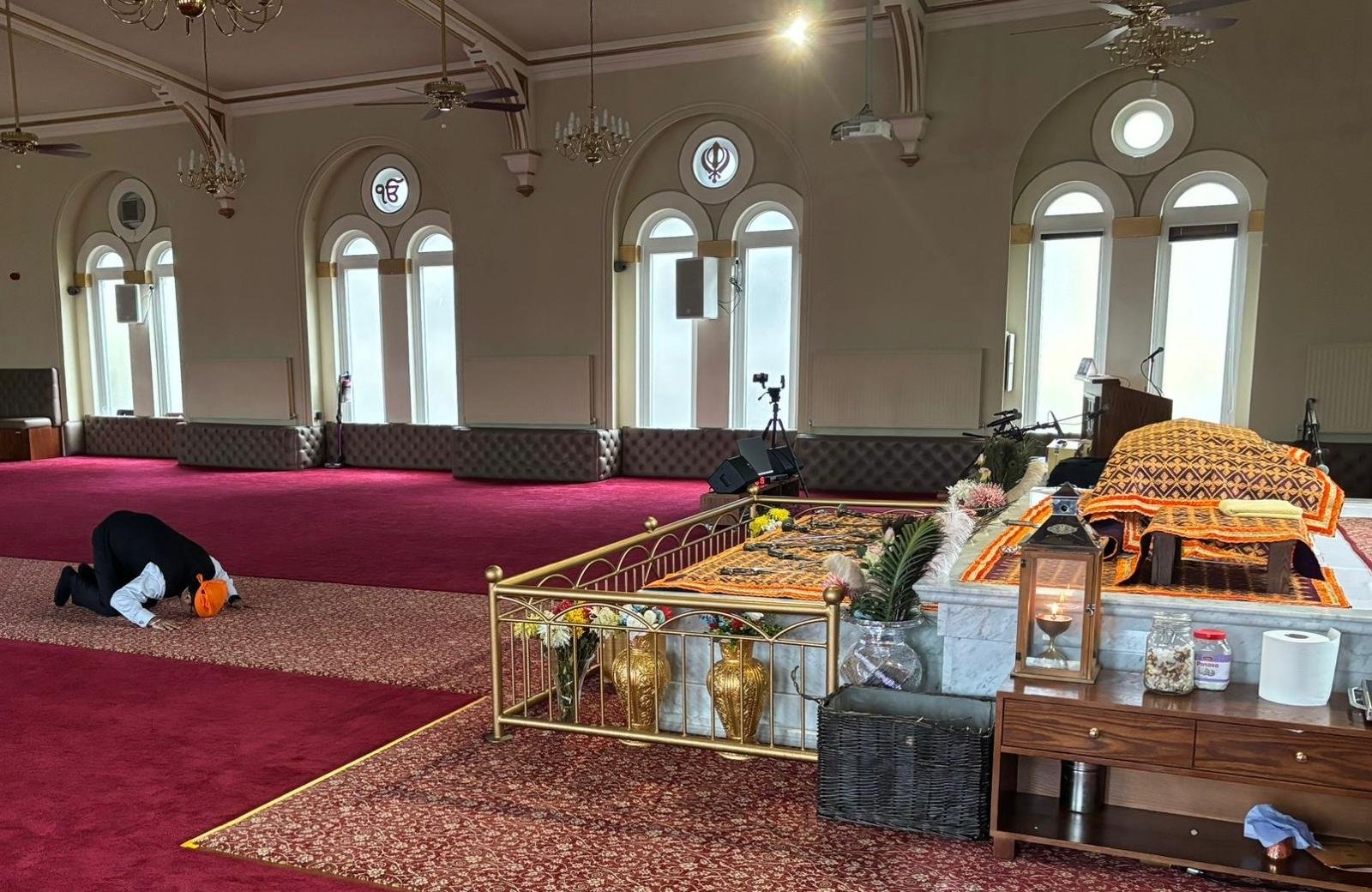 CG visited Gurdwara in Edinburgh