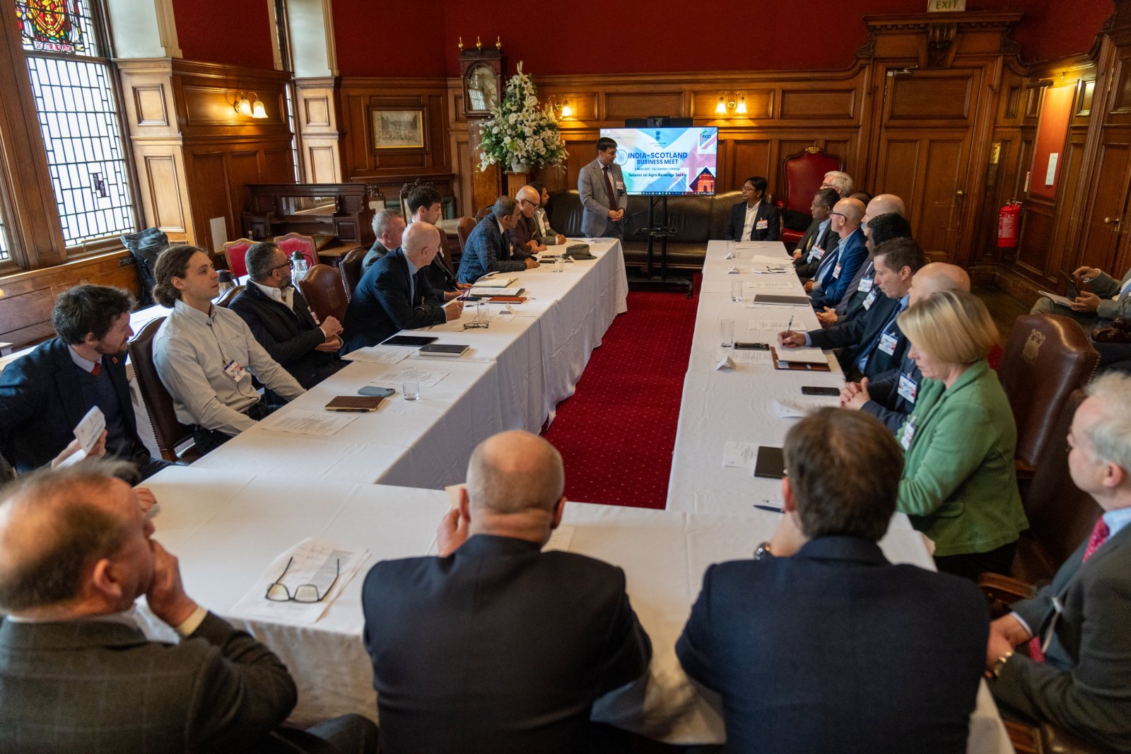 India-Scotland Agro-Beverage Round-table was organised at the India-Scotland Business Meet!