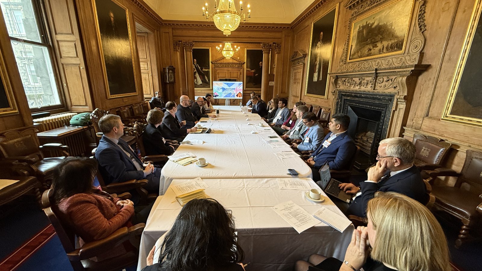 India-Scotland IT, Research and Innovation Round-table was organised at the India-Scotland Business Meet!