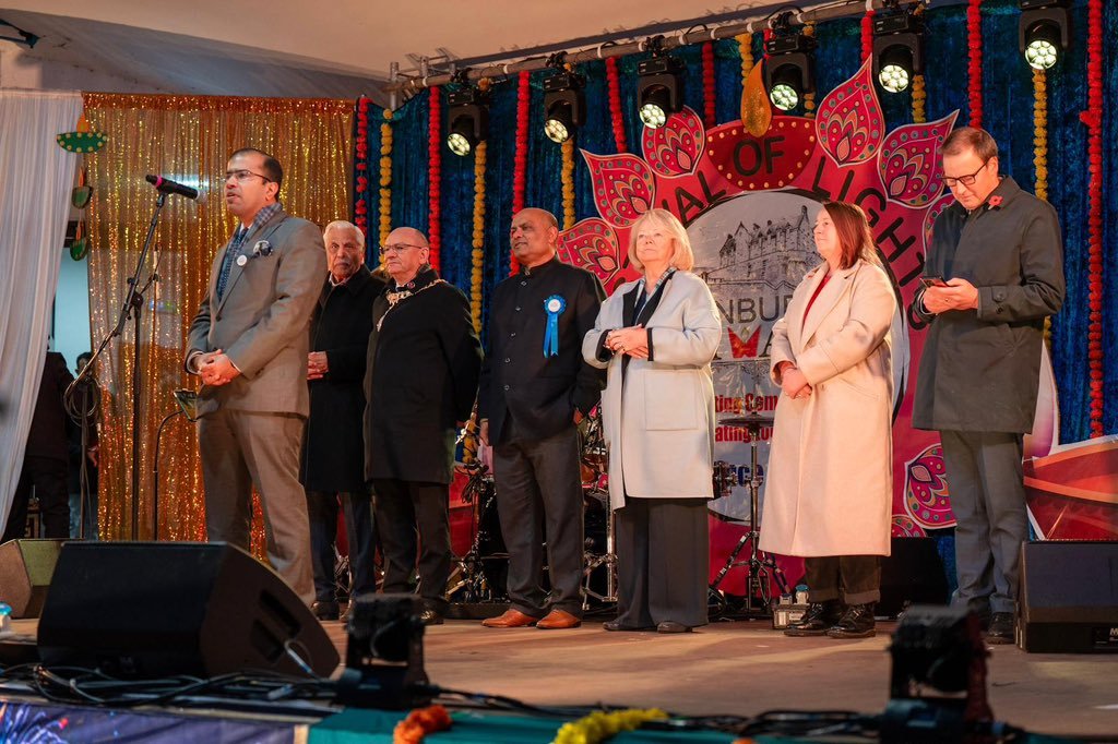 Diwali celebration in Edinburgh