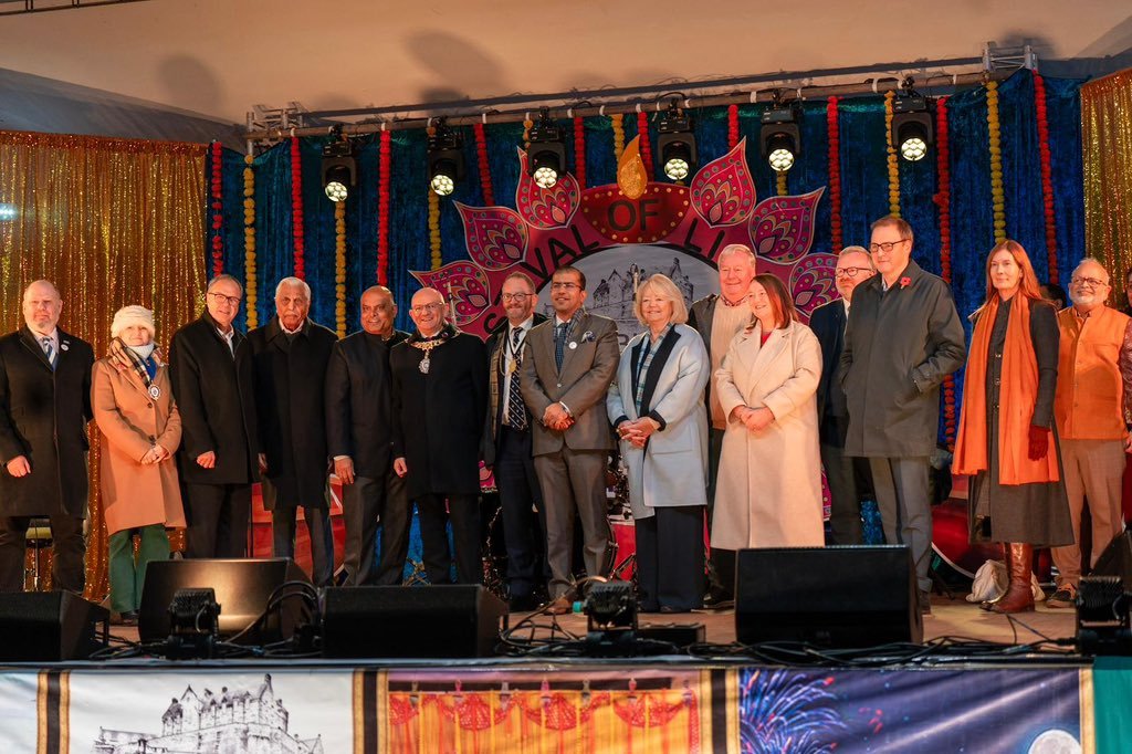 Diwali celebration in Edinburgh