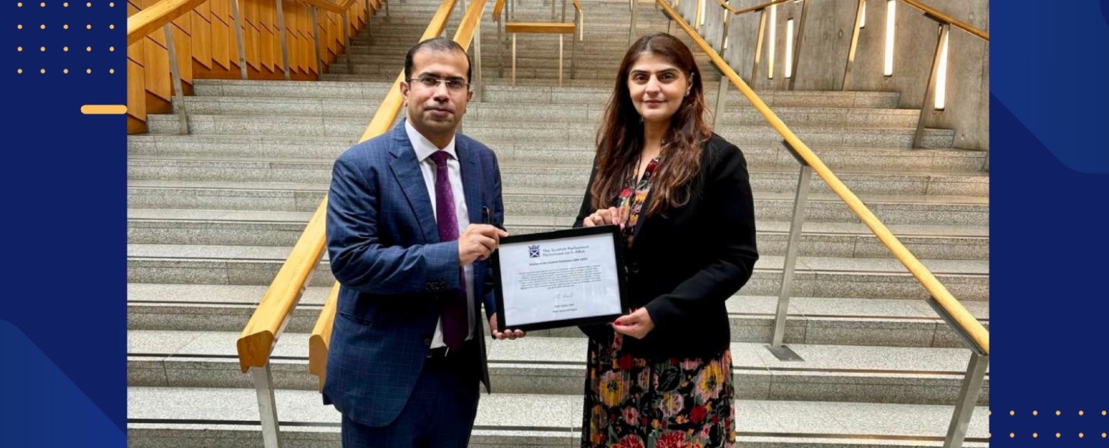 Consul General met Pam Gosal MSP, Member of Scottish Parliament & convenor of Cross-Party Group on India at The Scottish Parliament.