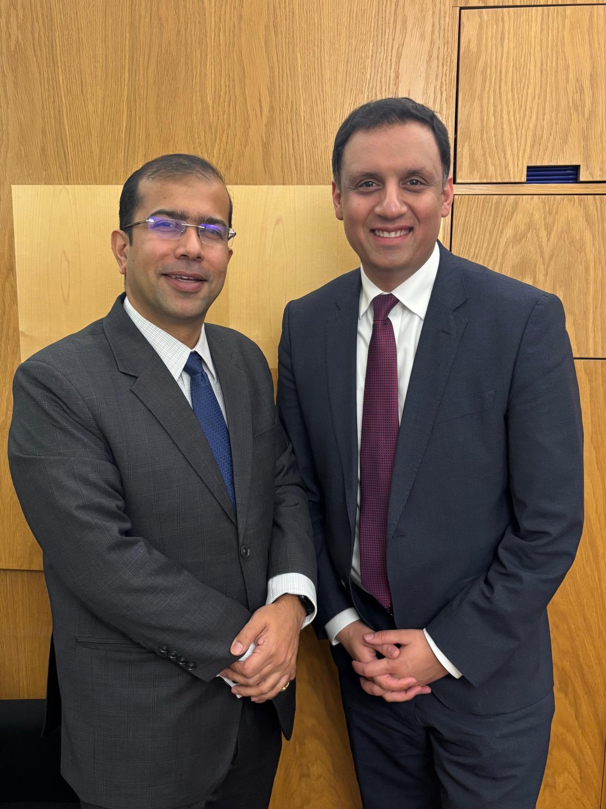 Consul General had a productive meeting with @AnasSarwar, Member of Scottish Parliament,