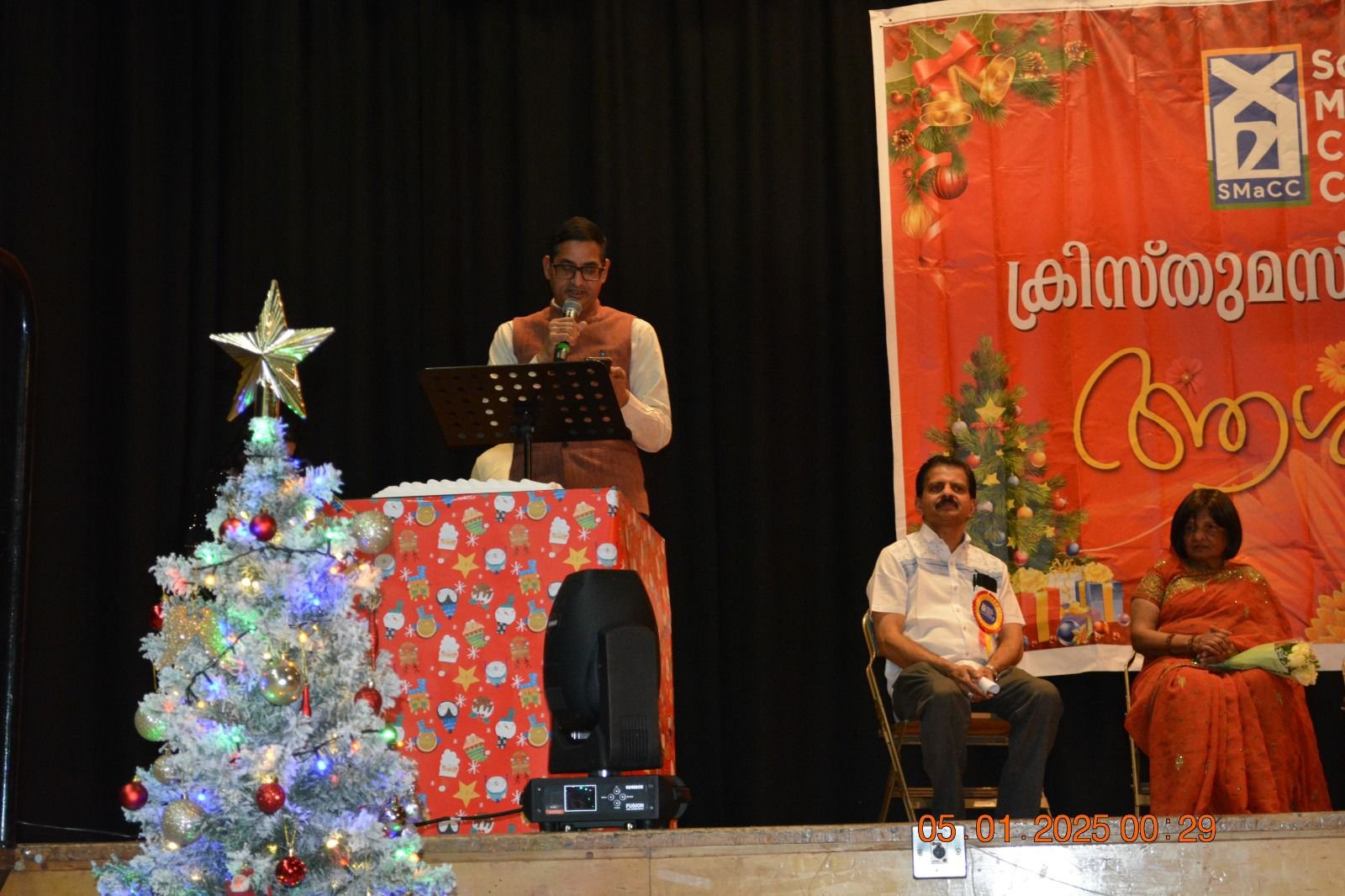 Consul attended the Scotland’s Malayalee Cultural Community's Christmas and New Year Celebration