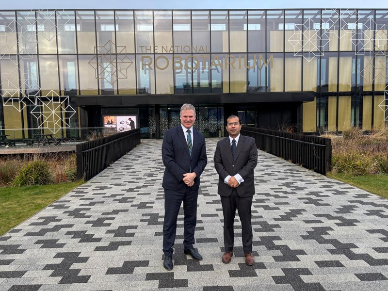 Consul General visited the Lyell Centre and National Robotarium at the Heriot-Watt University