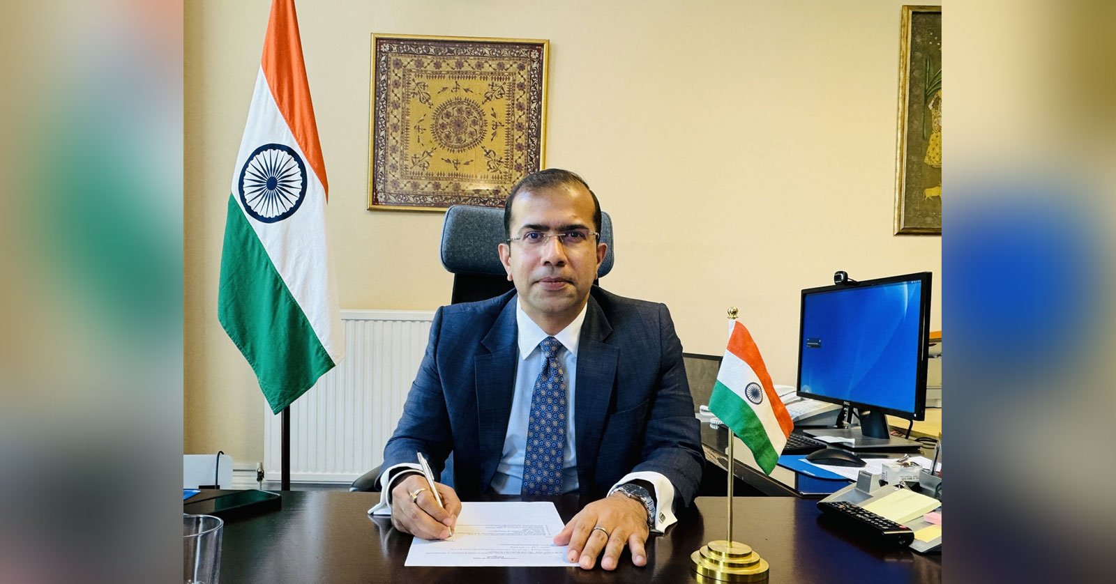    Mr. Siddharth Malik assumed charge as Consul General of India, Edinburgh in August, 2024