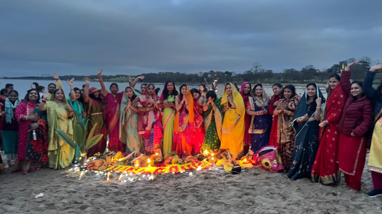 Consul General joined the Chhath Puja celebrations at the Edinburgh Hindu Mandir