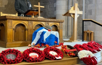 CG attended a Service in remembrance on the 80th anniversary of the Battle of Monte Cassino