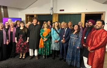 Consul General attended the Interwoven performance of Voices of Argyll at the Scottish Parliament.